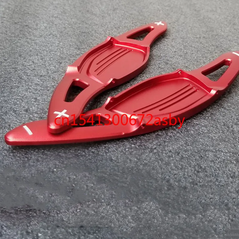 2 pcs For Audi R8 TTRS RS3 RS4 RS5 RS6 RS7 Steering wheel shift paddle lengthened aluminum alloy auto parts