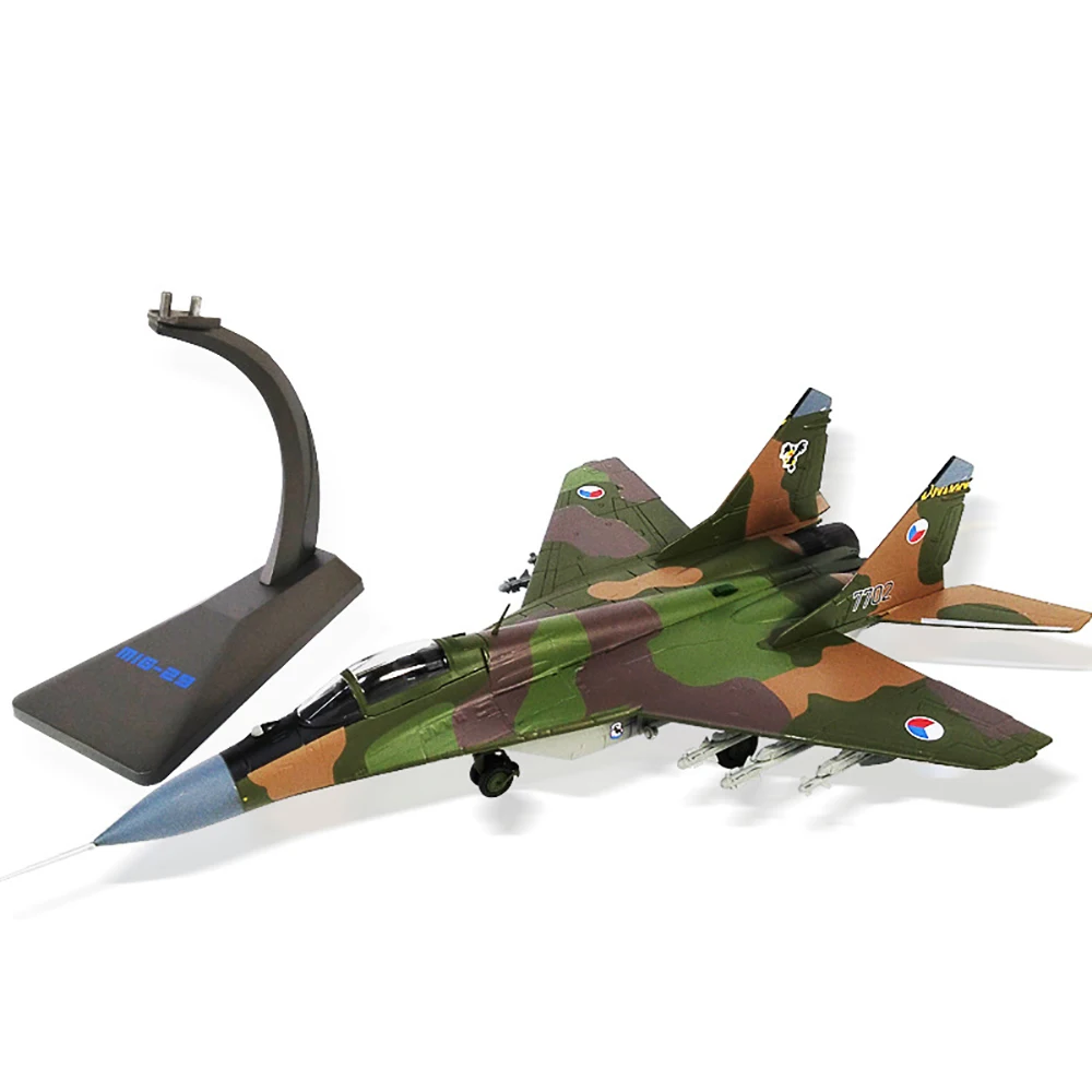 1/48 Scale Alloy Fighter MiG-29 US Russian Air Force Aircraft MiG 29 Fulcrum Model Children Gift for Collection Home Decoration