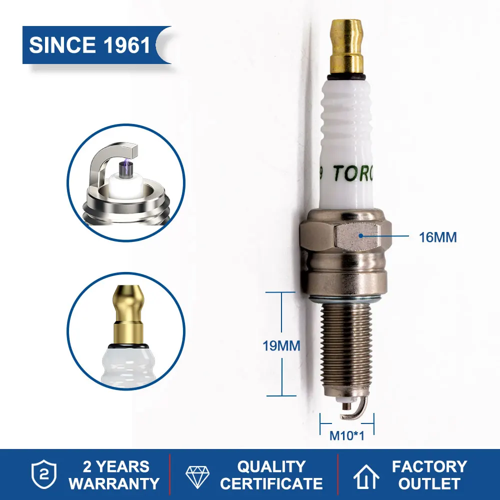 China Original Spark Ignition Candle TORCH B7RTC-9 Replace for Candle CPR7EAIX-9 Candle CPR7EA-9 Denso 2677006480 Denso U22EPR9