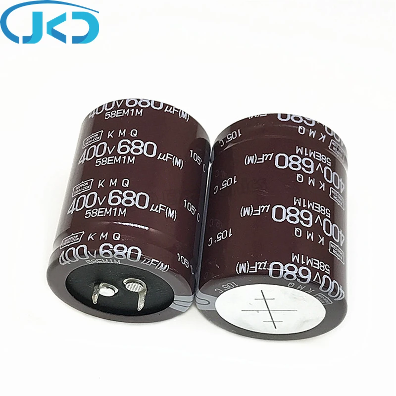 2pcs Original 680uF 400V NCC KMQ Series 35*45mm Long Life 400V680uF Aluminum Electrolytic capacitor NIPPON CHEMI-CON