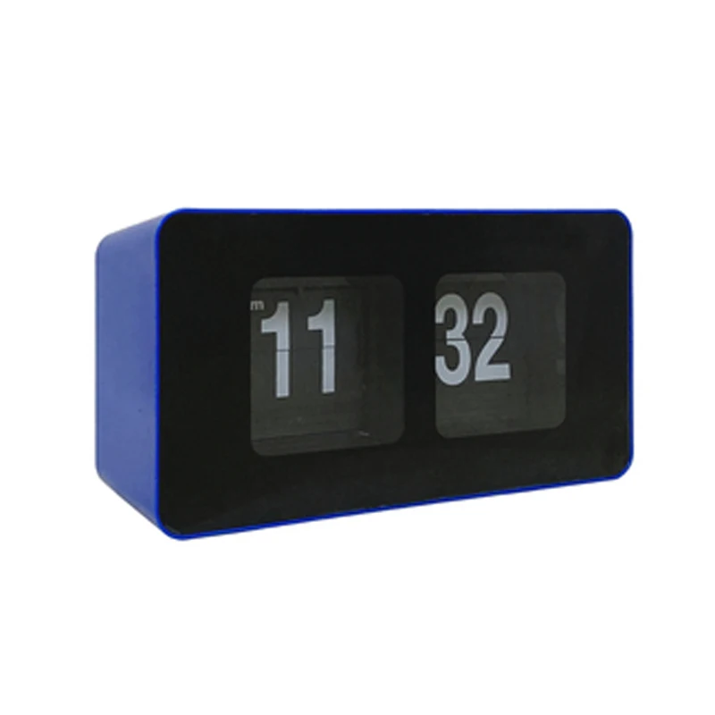 Auto Flip Clock, Classic Retro Vintage Clock, Digital Wall Hang/Desktop Clock File Down Page Clock for Home Bedroom Study