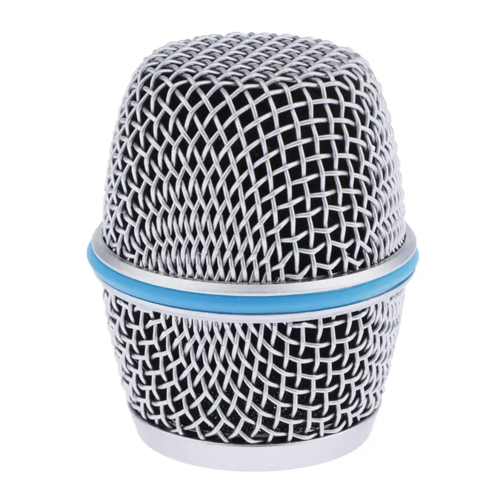 Replacement Microphone Ball Head Mesh Grill Head Microphone Grille Replacement Head DIY Replacement Parts for Shure Beta 57A 58A