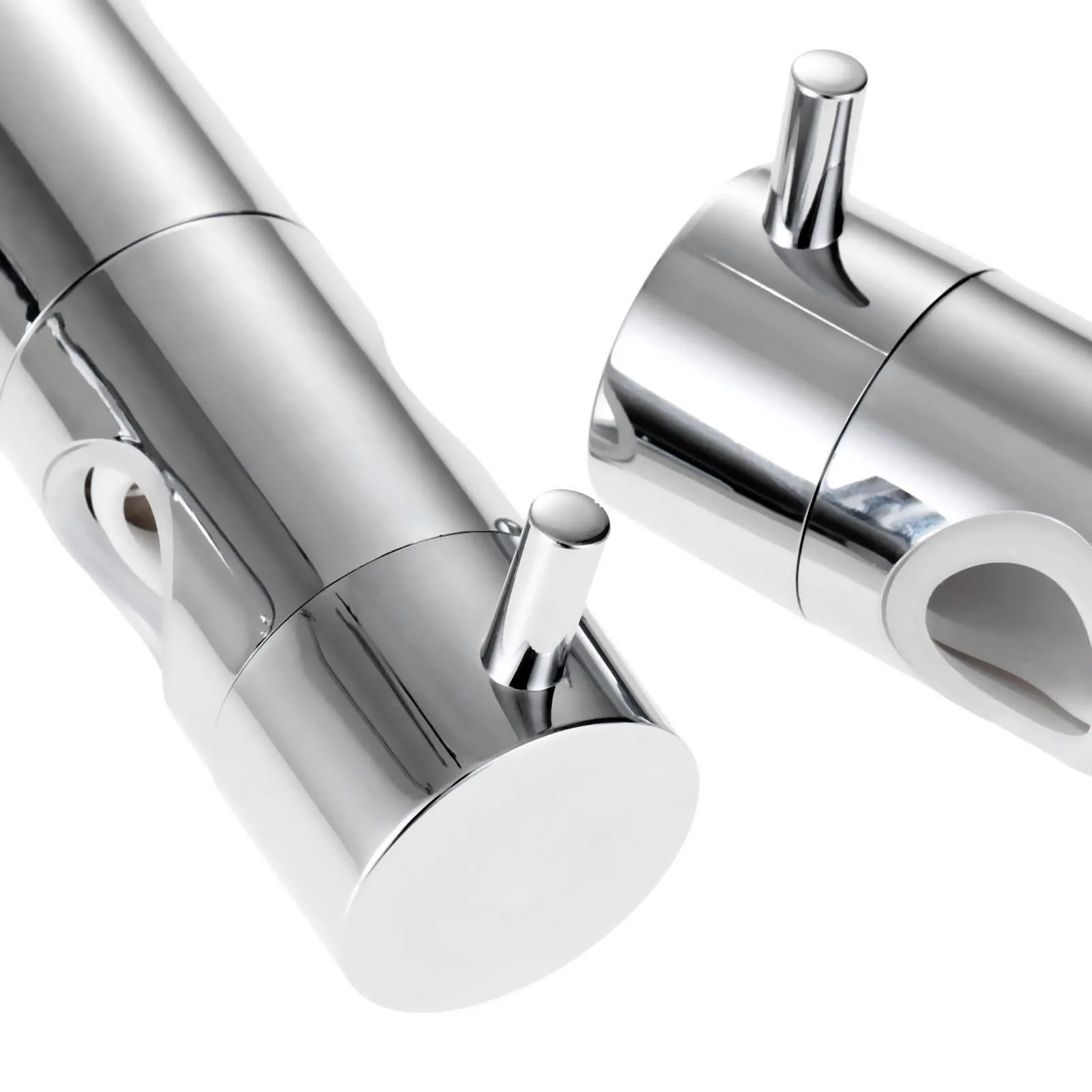 Hand Held Shower Headสำหรับ22/25Mmแถบเลื่อนความสูงปรับมุมSprayerผู้ถือฝักบัวอาบน้ำเปลี่ยนอะไหล่