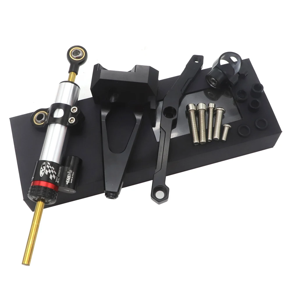 New Motorcycle Steering Stabilize Damper Bracket Mount FOR YAMAHA MT-09 MT09 FZ09 FZ-09 2013 - 2020 2019 2018 2017 2016 MT-09 SP