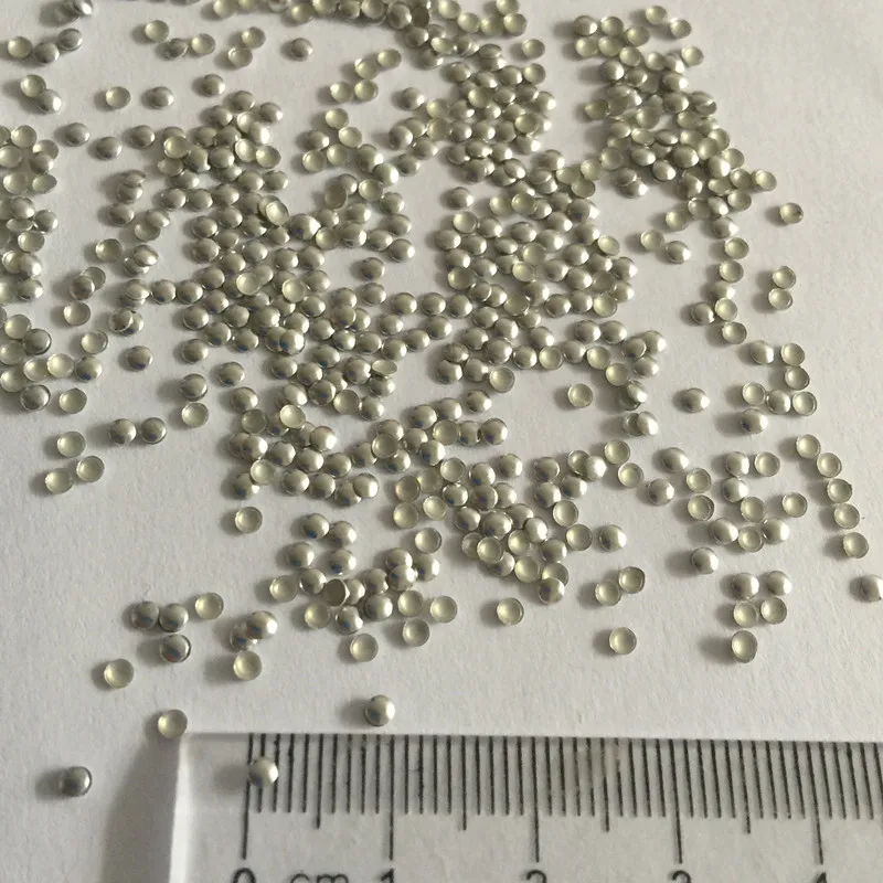 20000PCS 2 millimetri Borchie Hotfix Rotonda Argento Posteriore Piana di Ferro Su Nailheads Colla FlatBack FAI DA TE Rhinestuds Indumenti Accessori