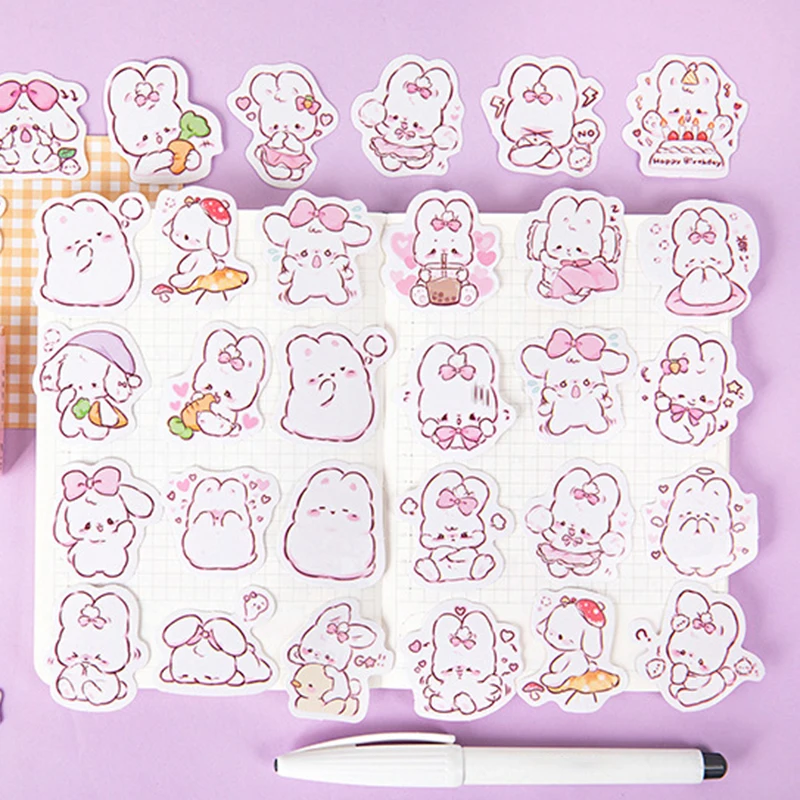 Sticker Scrapbooking Supplies Beautiful Adhesive Decorative Sticker For Gift Packaging Notebooks Sticker Office School Supplies