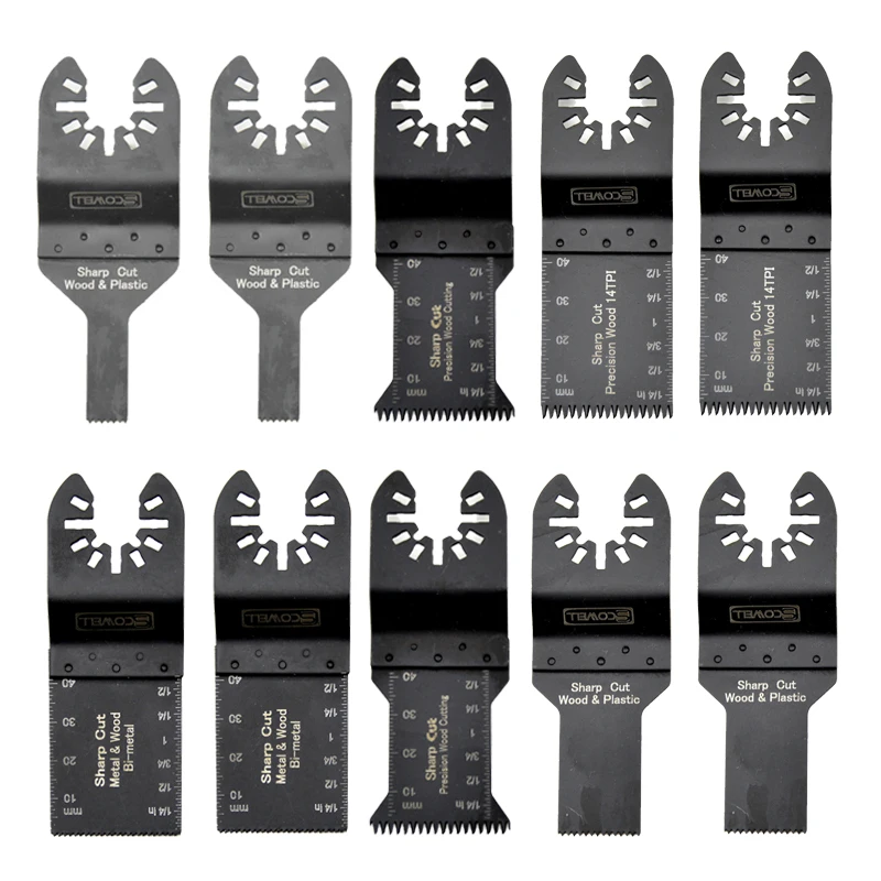 

10Pack Multi Tool Saw Blades For Wood Cut Multimaster Power Tools Accessories Replaced Oscillating Tool Saw Blade DIY Jigsaw