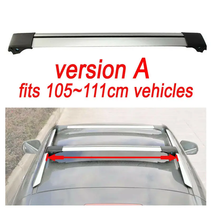 2Pcs Universal Anti-theft Lock Kayak Surfboard Roof Rack Cross Bars Universal For Toyota ...