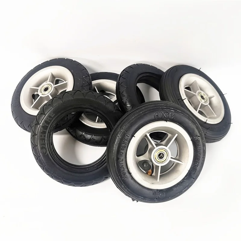 6 Inch 6x1 1/4 Tire Solid / Inflation Wheel for Small Surf Electric Scooter 150mm Tyre Inner Tube Fits Motorcycle A-Folding Bike