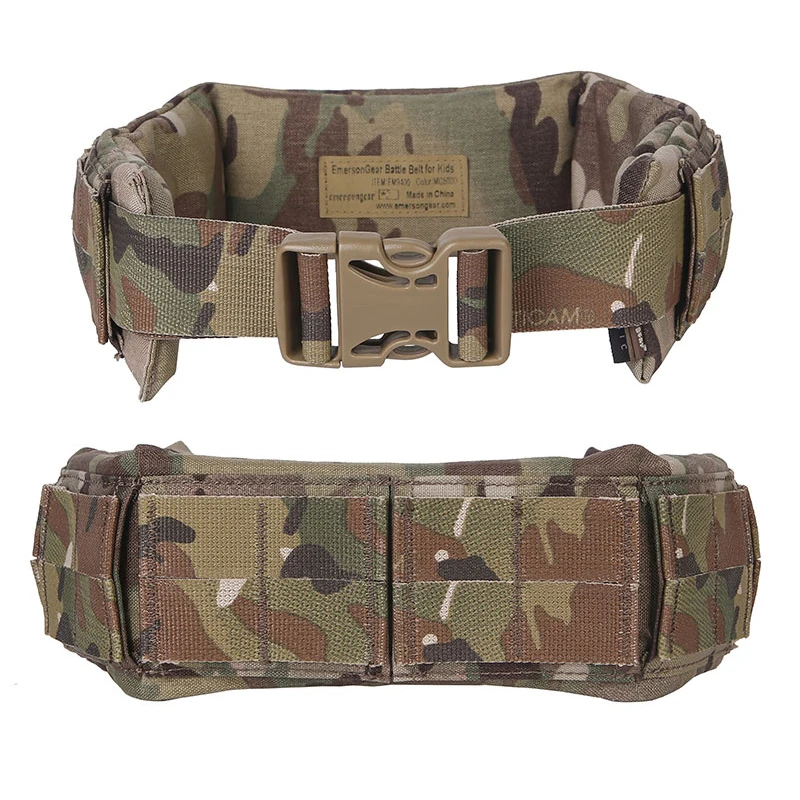 

Emersongear Tactical Battle Belt For Kids Molle Children's Girdle Hunting Wargame Training Combat Outdoor Sports EM9400