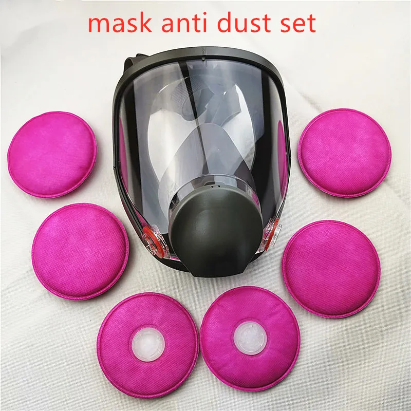 SJL 6800 Gas Mask  Anti dust 7pcs Suit Full Face Facepiece Respirator  Same 3M 6800 Gas Mask