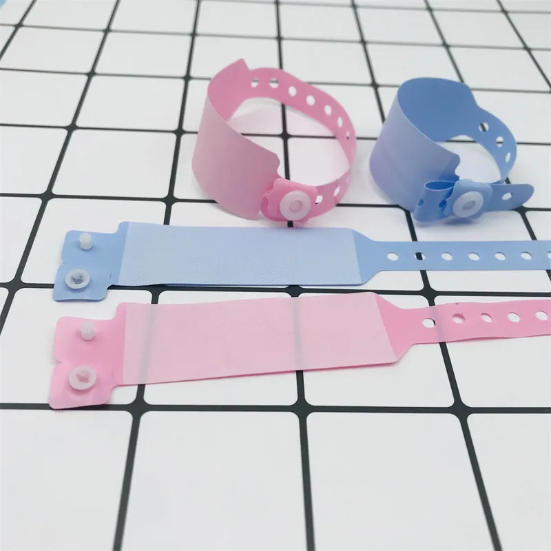 10 pcs/set Newest Adjustable Newborn Doll Bracelet Pink and Blue Colors wristbelt reborn doll kit Accessories