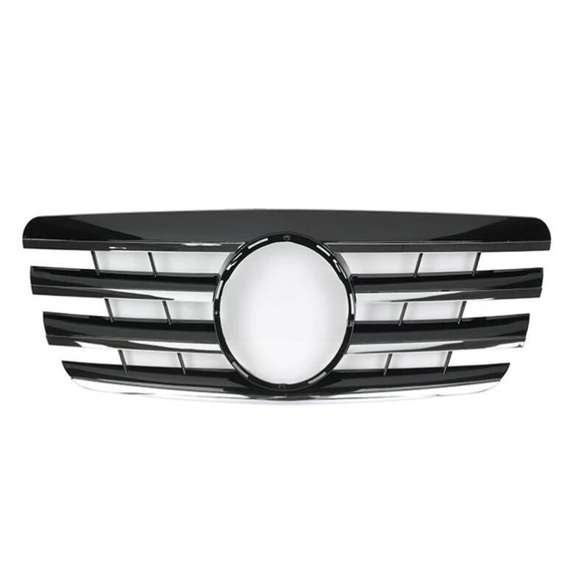 2000-2002 For Mercedes Benz E-Class W210 Grill CL Style Flat /All Black/Silver/Chrome Front Racing Grille