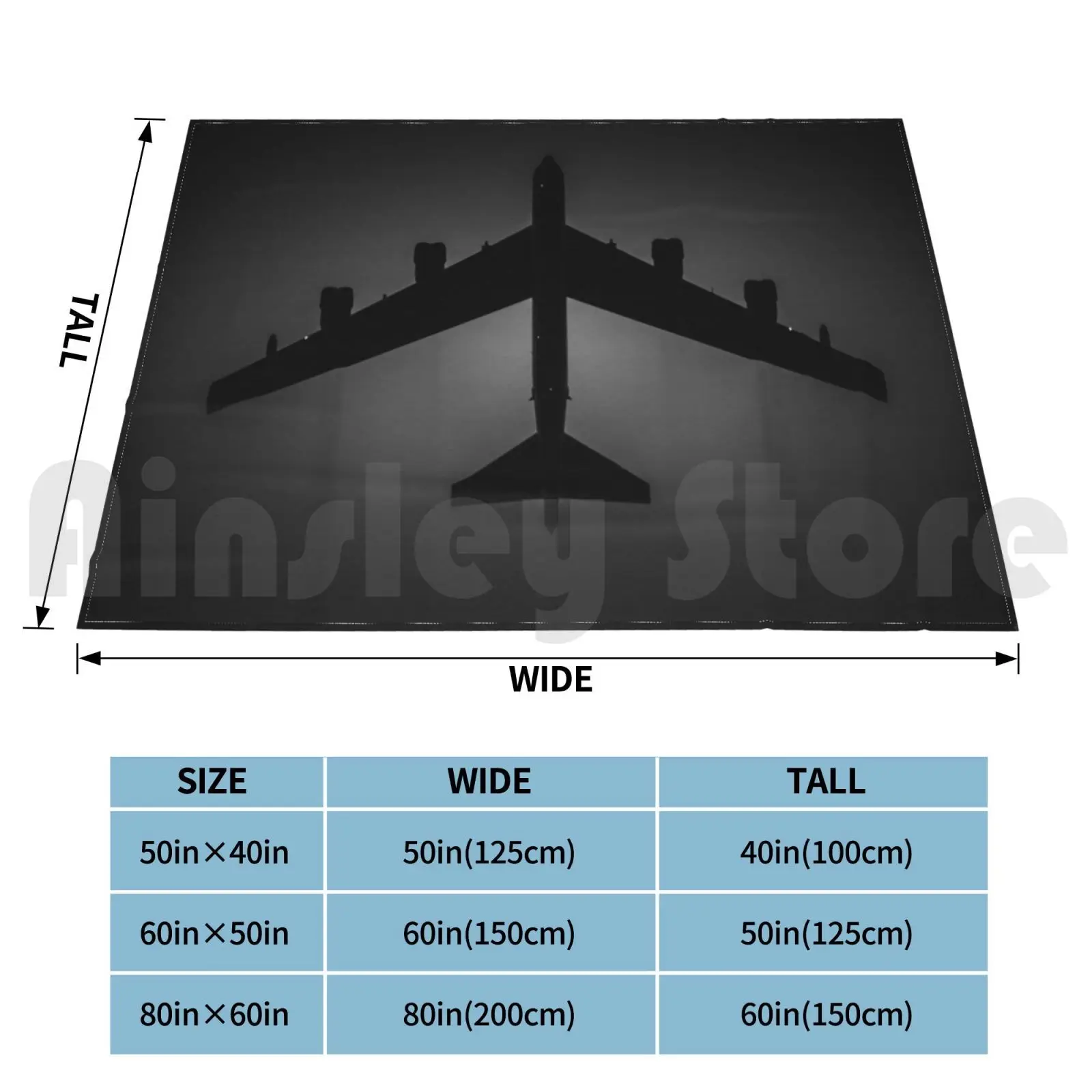 B52 Stratofortress Blanket Fashion Custom Usaf B52 Stratofortress Military America Boeing Bomber Nuclear Europe