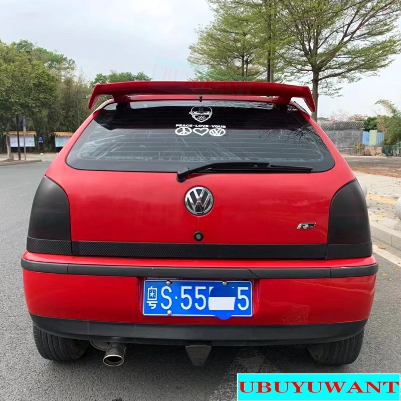 For Volkswage VW Golf 4 IV MK4 Standard And R32 1998-2004 ABS Unpainted Grey Back Windshield Spoiler