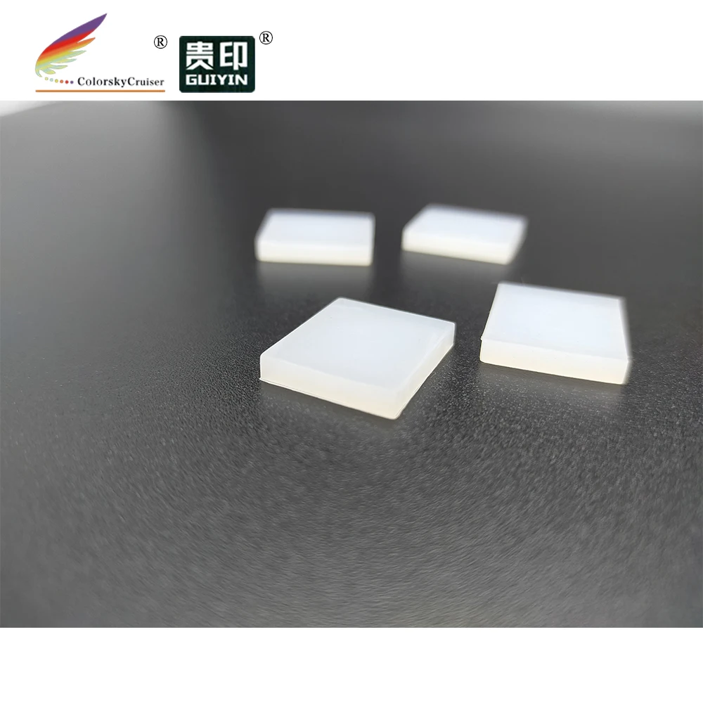 (clip-bk silicon) silicone rubber pad of sealing clip for HP black cartridges with printhead 16*18*3mm 0.93g/pc 100pc/lot