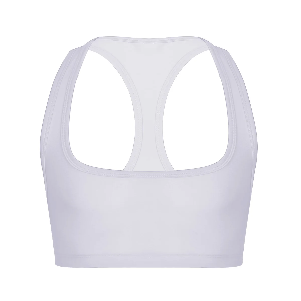 Mens Crop Tops Sleeveless Fitness Tank Top Racer Back Male Muscle Half Vest Tee for Summer Gymnastics DJ Dance Clubwear Costume