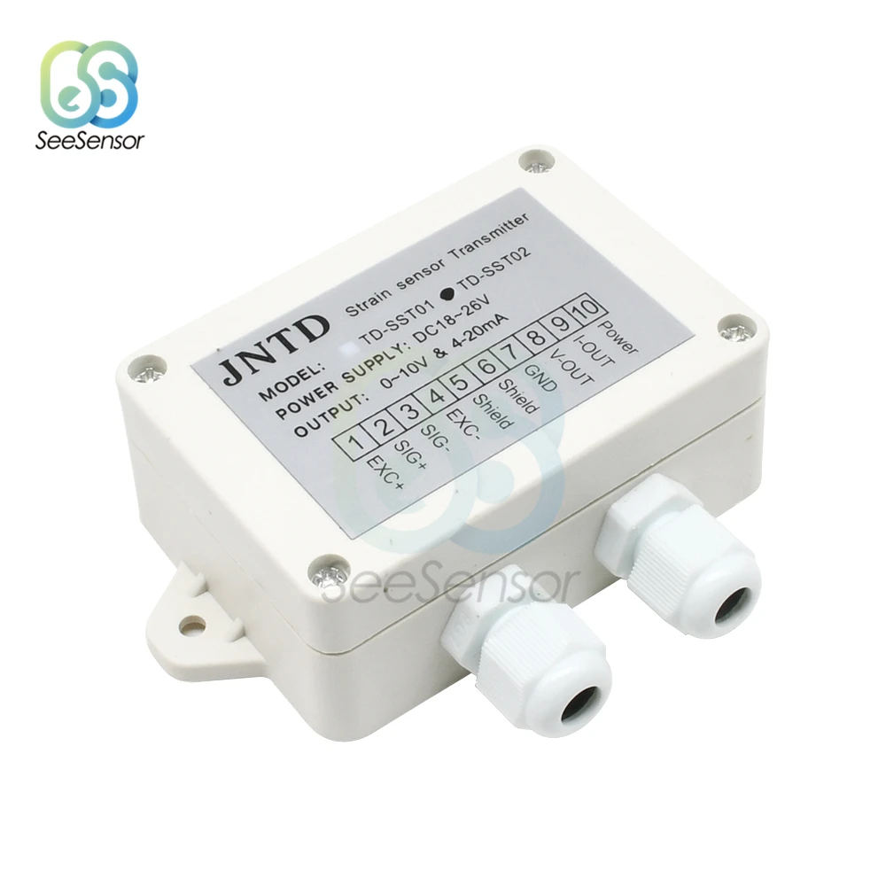 Load Cell Amplifier Weighing Transmitter Sensor Module Strain Gauge Amplifier Transducer 0-5V 0-10V 4-20mA