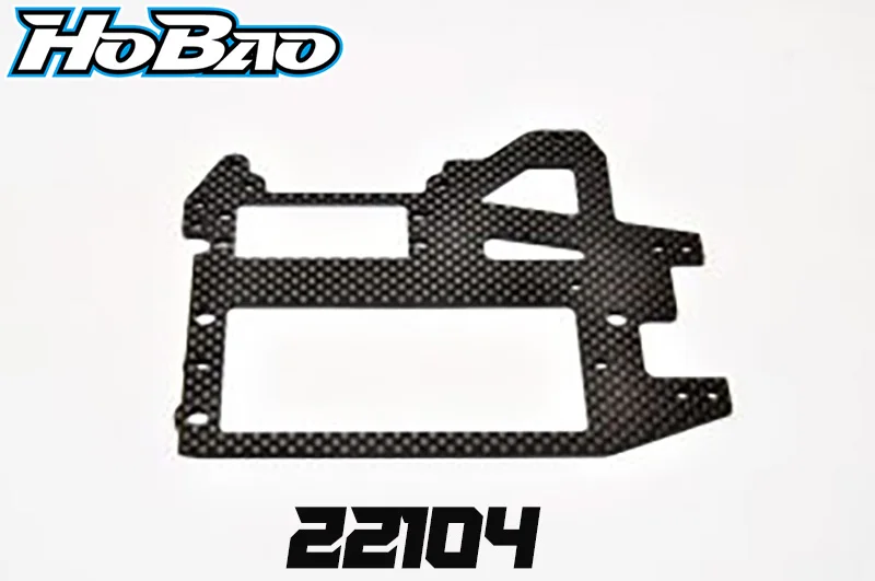 Original OFNA/HOBAO RACING 22104 GRAPHITE RADIO PLATE For 1/10 HYPER GPX4 PRO On Road