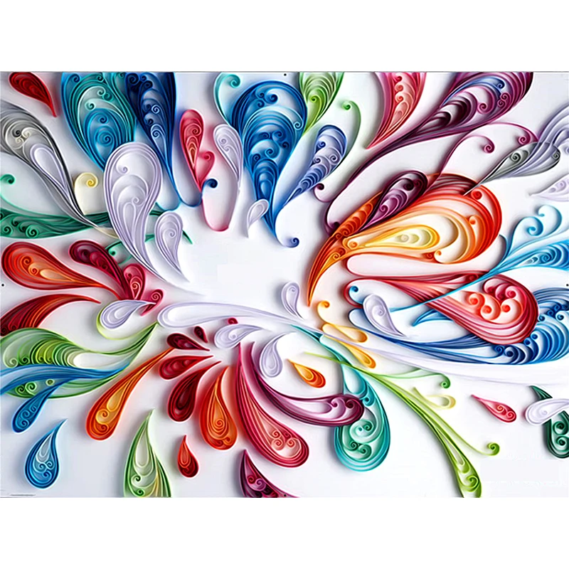 Papier peint mural 3D personnalisé pour mur, art moderne, peinture florale abstraite colorée, papier peint créatif pour salon et chambre à coucher