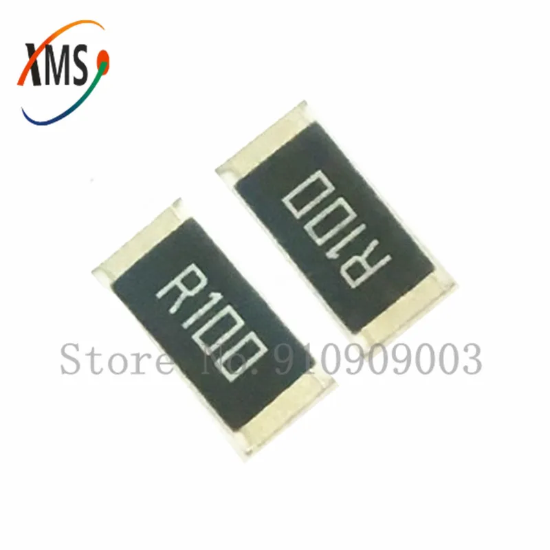 50PCS 2512 SMD Resistor 1W 1% 0.1R 0.1 ohm R100