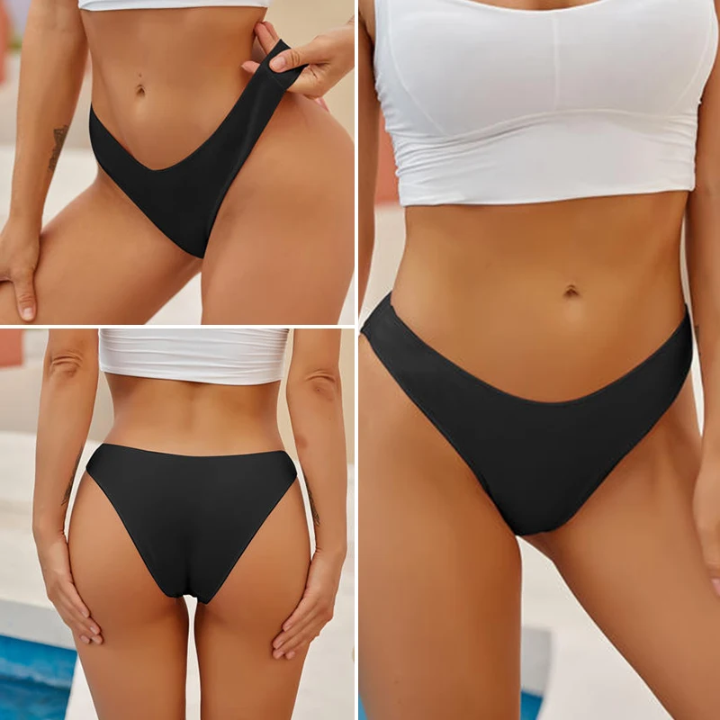 Finetoo calcinha com 3 tamanhos, lingerie de algodão feminina, roupa íntima sexy, roupa íntima para meninas, calcinha 7 cores sólidas