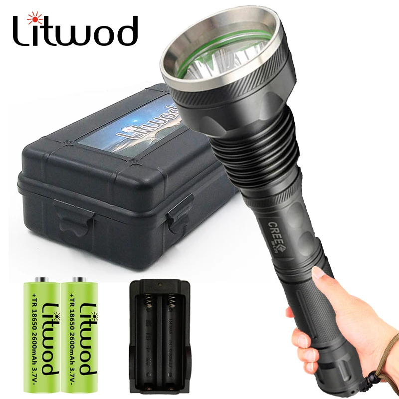 Cree 3pcs XM-L T6 High Quality Led Powerful Flashlight Torch 18650 Battery Aluminum Alloy IPX6 for Outdoor Waterproof Lantern