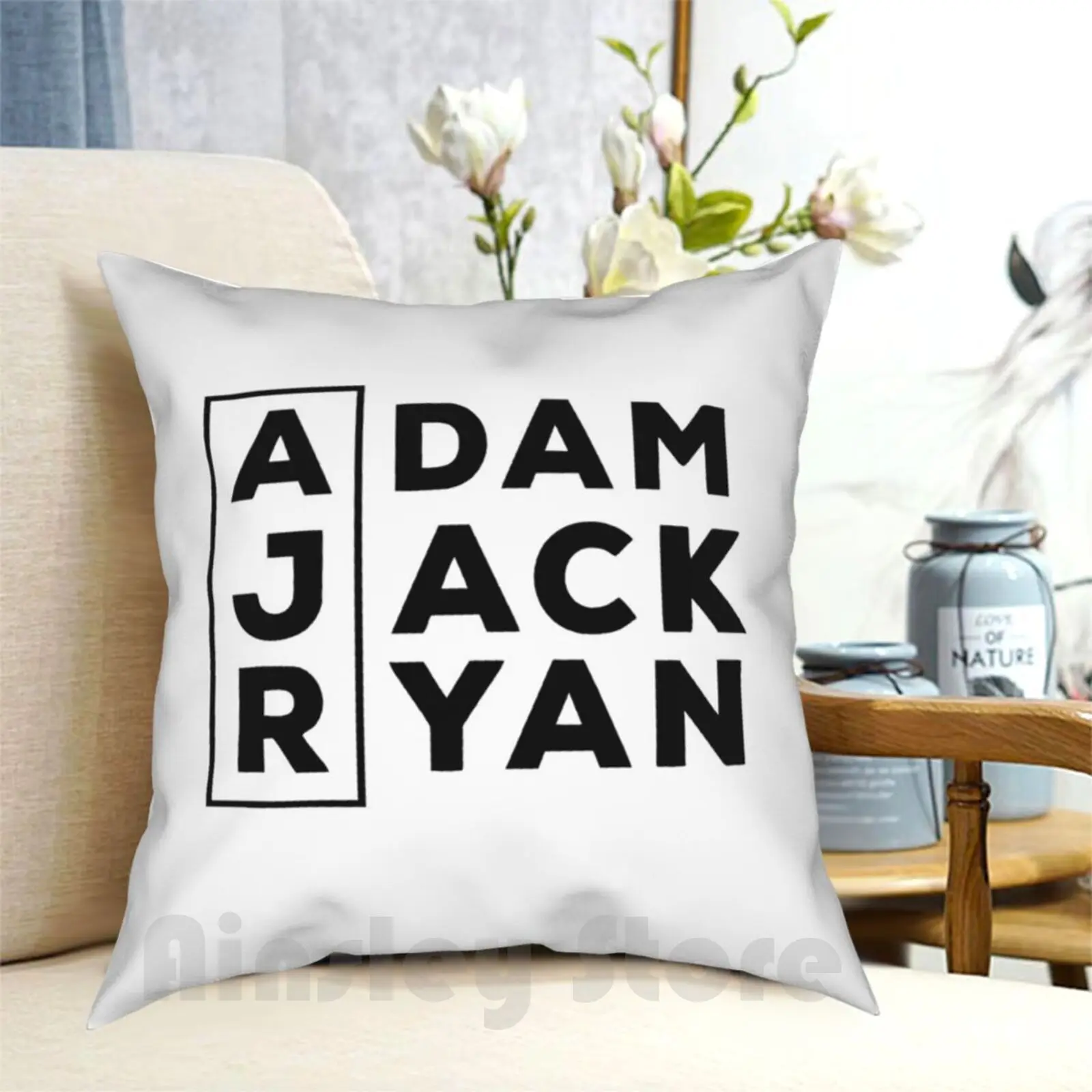 Best Selling-Ajr Band Logo Pillow Case Printed Home Soft Throw Pillow Ajr Band Ajr Band Ajr Band Stuff Ajr Band Ajr Band