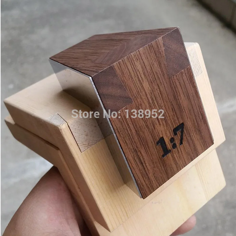 1:5 1:8 1:9  Japanese Black walnut woodworking Multifunctional Dovetail degrees gauge ruler wooden ferramentas dovetail scriber