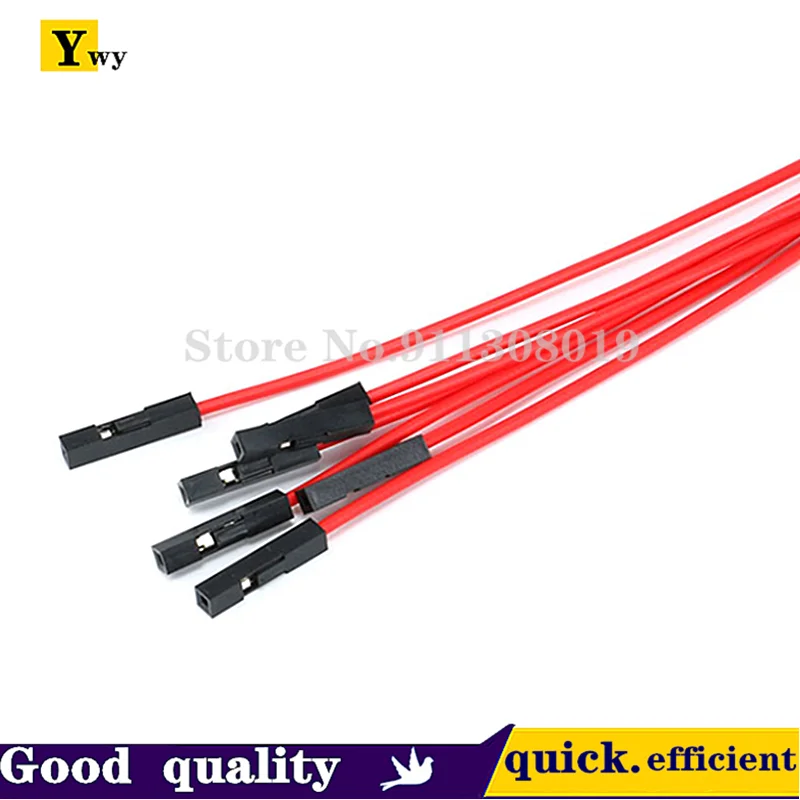 20PCS Color High-end 1P 22awg Soft silicone cable dupont wire cable Male/female 10/20/30cm for Arduino computer fan