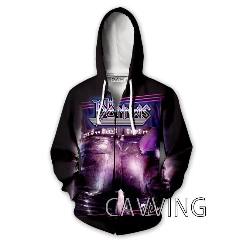 

CAVVING 3D Print The Donnas Rock Zipper Hoodies Zip Hooded Sweatshirt Harajuku Hoodie Sweatshirt for Men/women