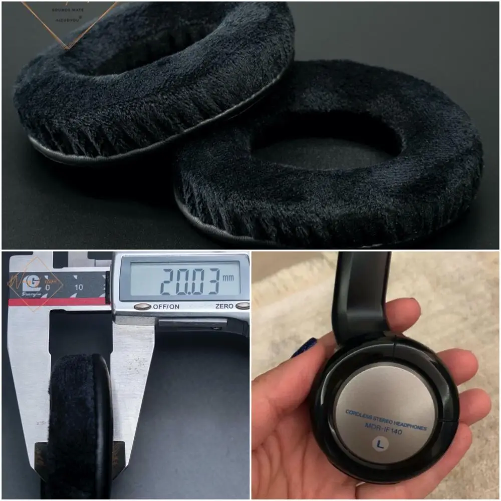 Thick Velour Velvet Ear Pads Cushion For SONY MDR-IF140 Headphone Perfect Quality, Not Cheap Version