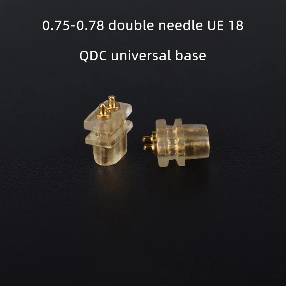 FDBRO 20 stücke 0,78mm Doppel Nadel Buchse Ue TF10 QDC Buchse Weiblichen Diy Kundenspezifische High-end-Kopfhörer Kabel zubehör Pin Stecker