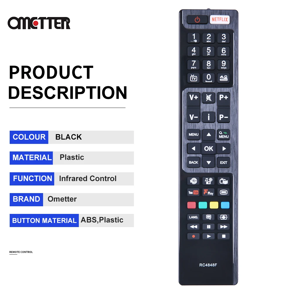 RC4848F Baru untuk Remote Control TV Hitachi 48HB6T72U 55HK6T74U 49HK6T74U 43HB6T72U 32HB6J61U 48HK6T7