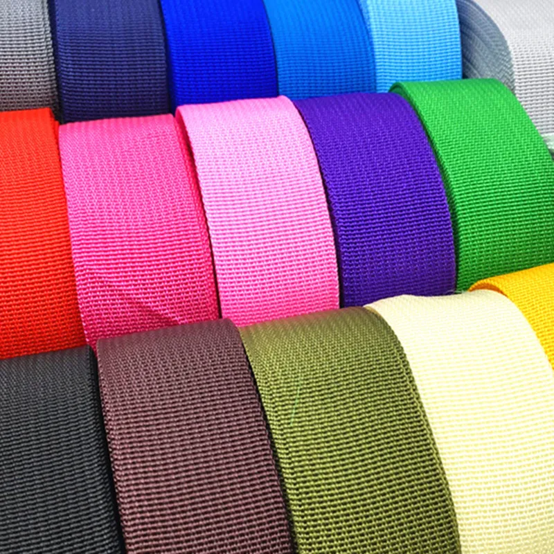 5 yards 38mm Canvas Ribbon Belt Bag Webbing Nylon Pet Knapsack Strapping Sewing Accessories #RoLi