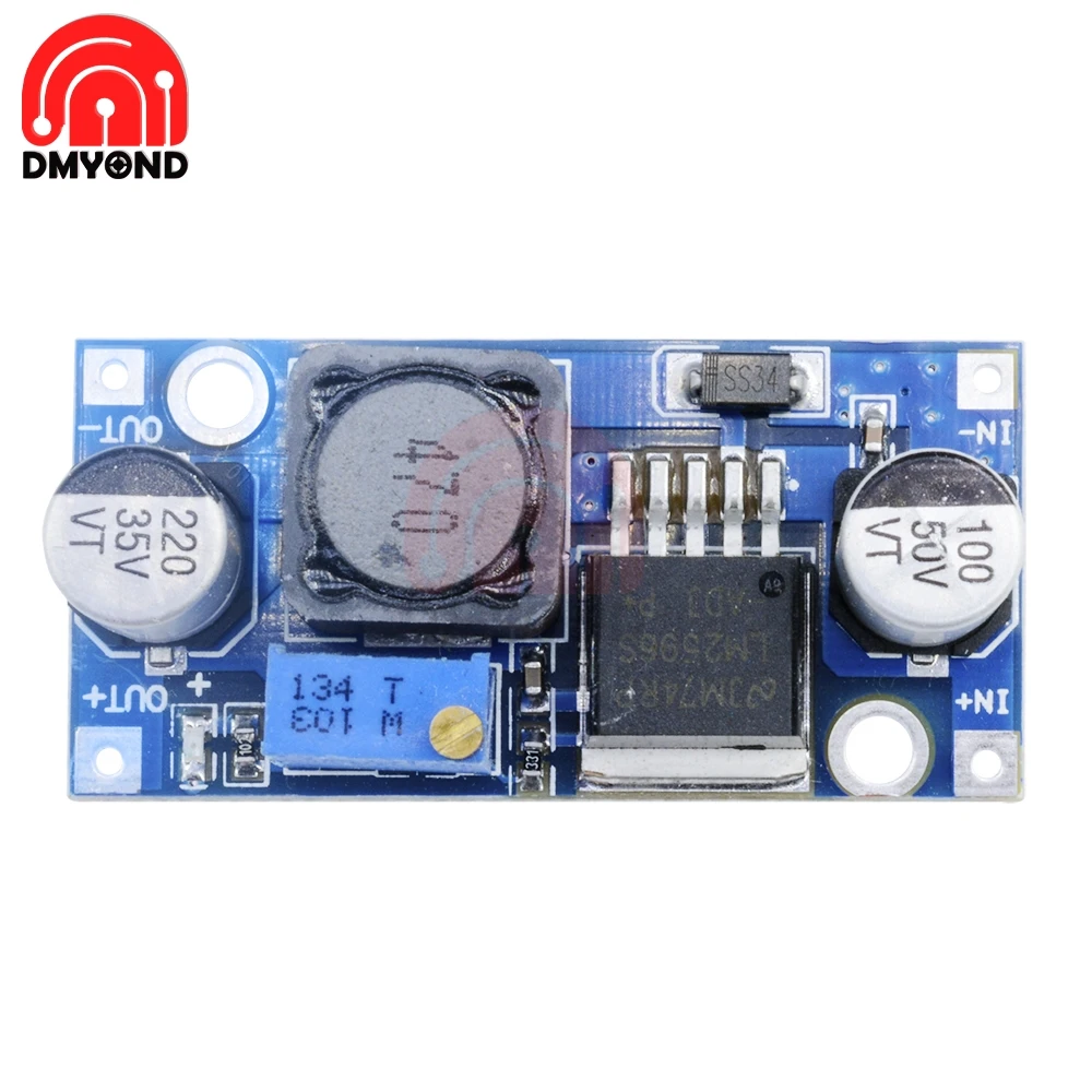 DC 12V 3.3V LM2596 Buck Converter Step Down Module LM2596 Power Supply Adjustable Power Voltage Regulator Step-down Transformer