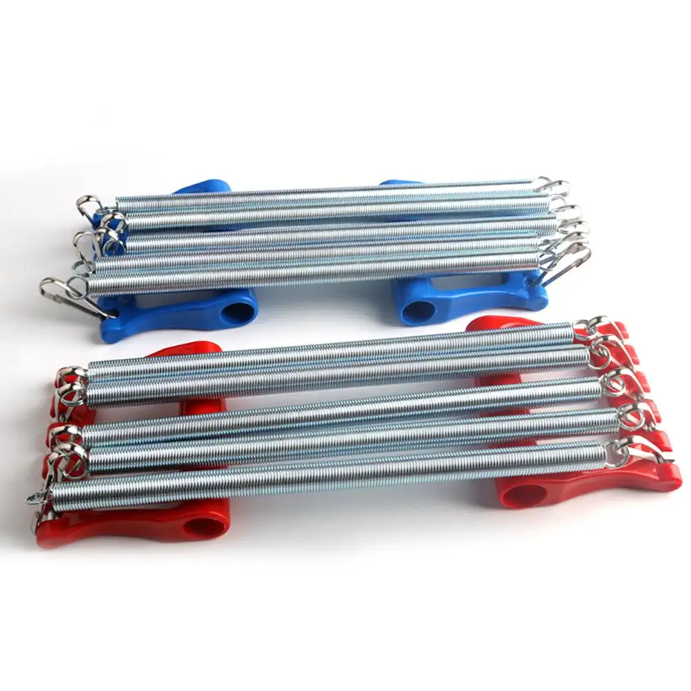 5 Springs Chest Expander Hand Gripper Plastic Handle adjustable strength Spring Tensioner Fitness Multi Function Pull Expander