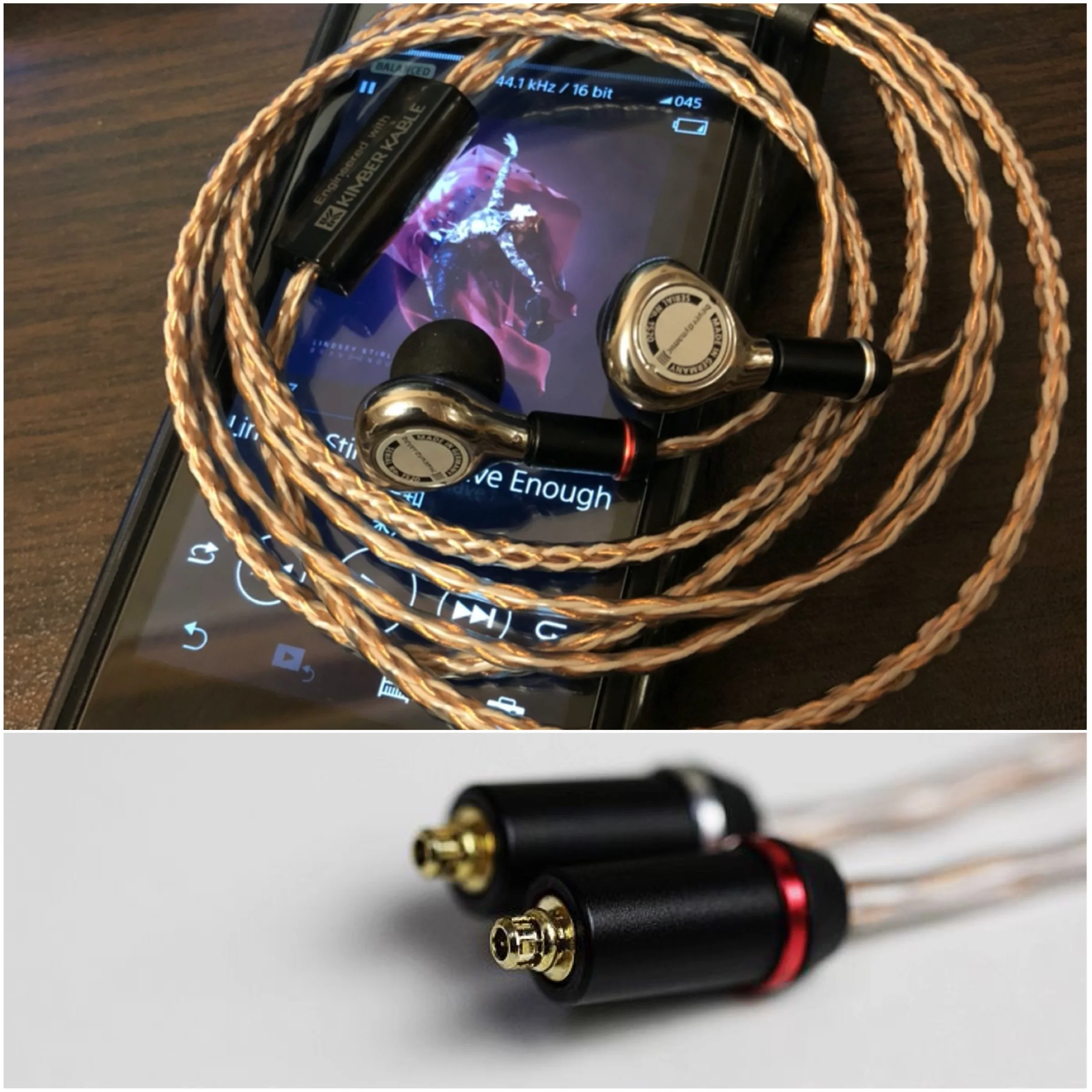 Hifi Upgrade 4FT/1.2m Balanced 4.4mm Audio cable MUC-M12SB1 For Sony XBA In Ear Headphone Earphone