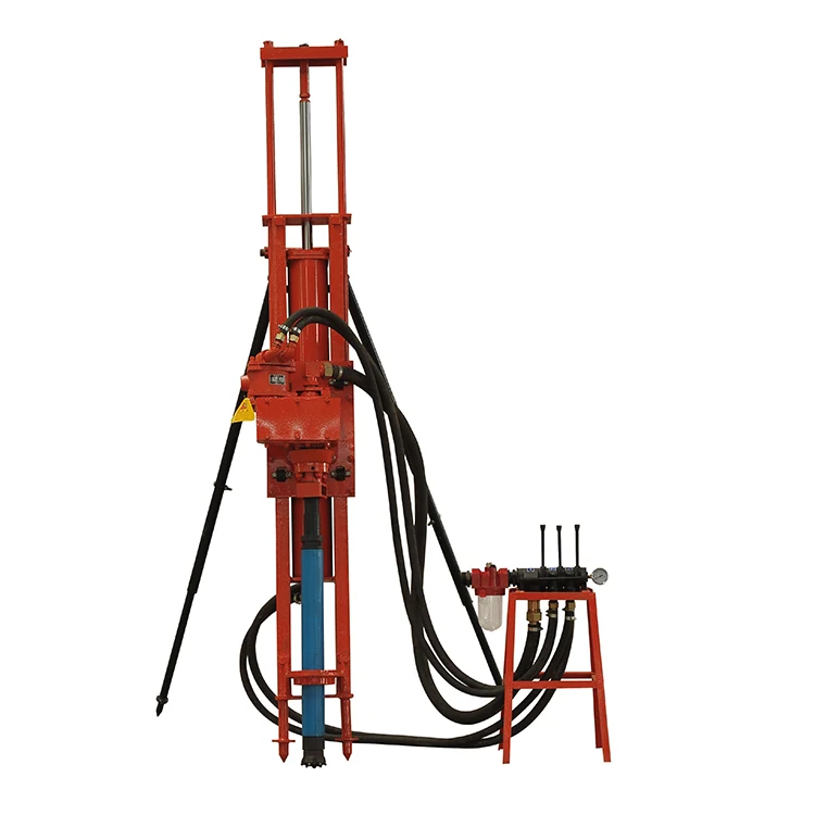 Low engergy-consuming dth rotary portable drilling rigs for sale