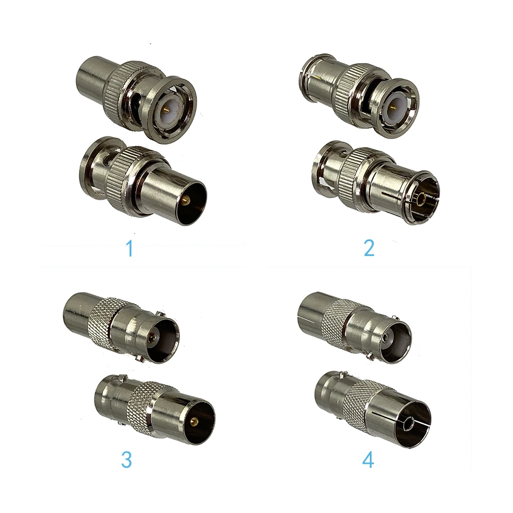 1 Cái Cổng Kết Nối Adapter BNC Sang IEC PAL DVB-T Nam Cắm & Nữ Jack Dây Nhà Ga RF Đồng Trục Chuyển Đổi