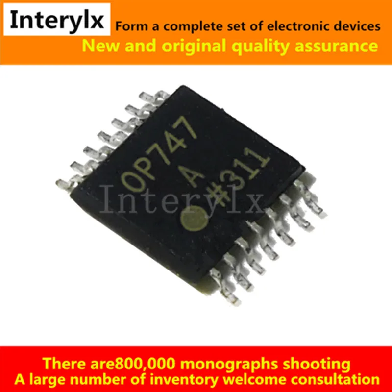 

10Pcs/Lot OP747ARUZ OP747ARU OP747AR OP747A OP747 IC OPAMP GP 4 CIRCUIT 14TSSOP