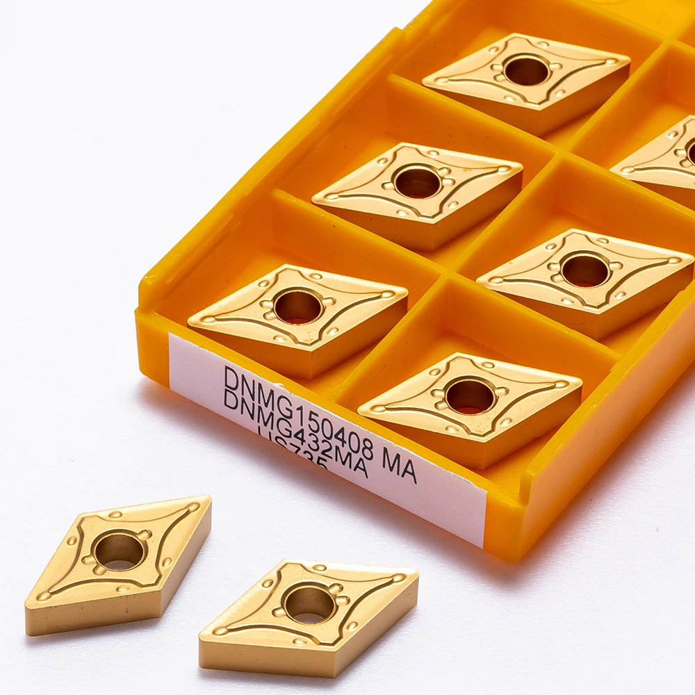 Imagem -04 - Fresadora Interna Cnc Ferramenta de Dureza Lâmina de Carboneto Dnmg150404 Dnmg150408 ma Vp15tf Ue6020 Us735 Dnmg 150404 150408 10 Pcs