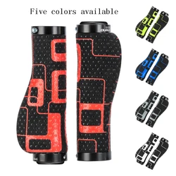 Bike Handlebar Grip Rubber Anti-Skid Ergonomic Mountain MTB Cycling Parts Bicycle Grips White Yellow Red Blue Gray