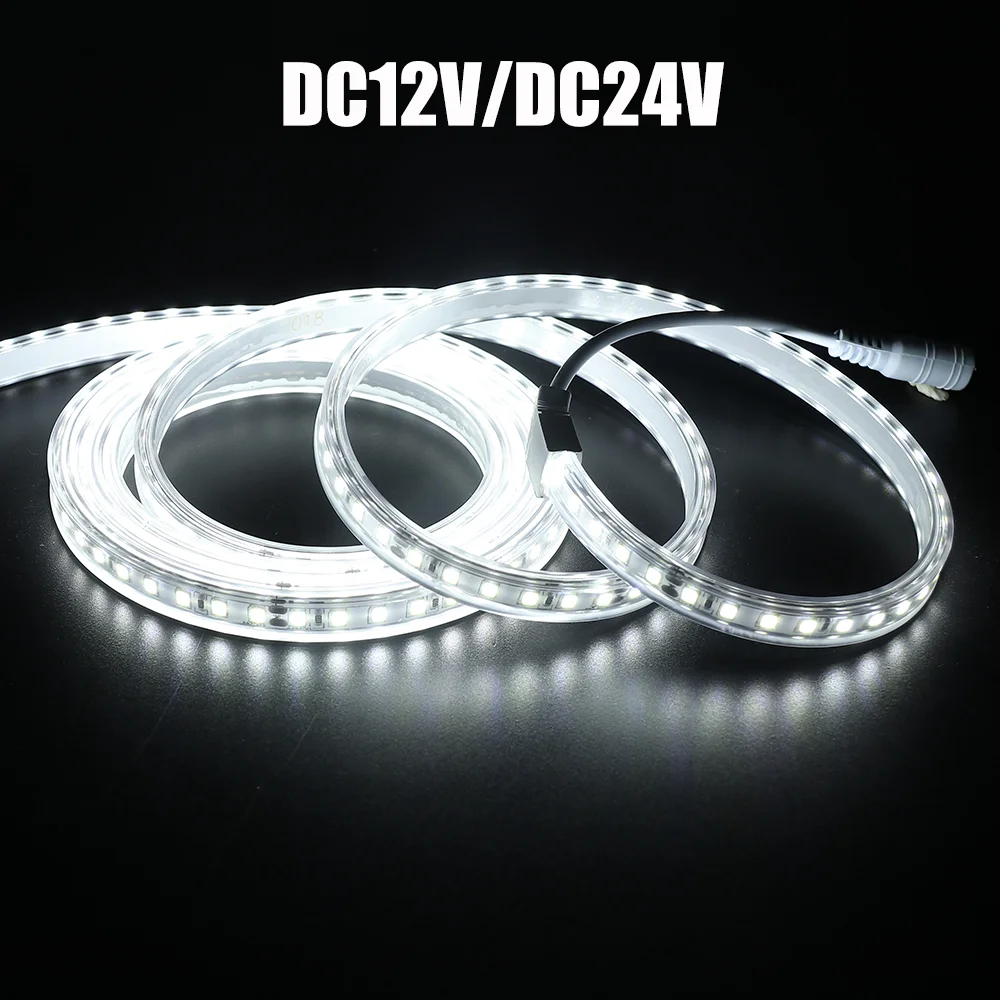

Ультра яркая светодиодная лента 12 в 24 В SMD 2835 120 светодисветодиодный s/m Светодиодная гибкая лента наружная водонепроницаемая лента 0,5 м 1 м 2 м 3 м 4 м 5 м