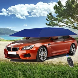 Outdoor Heat Insulation and Sun Protection Car Covers Automatic Vehicle Tent Folding Remote Control Anti-UV Waterproof Protectio