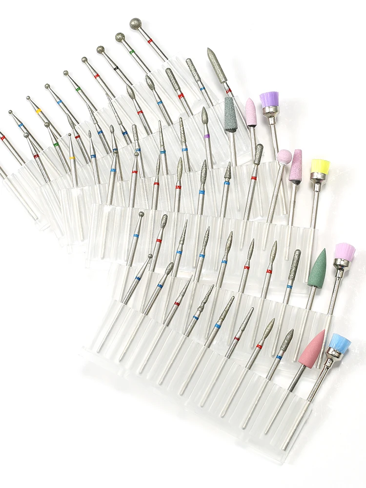 ERUIKA 10pc Nail Drill Bit Set Nail Files Electric Machine for Manicure Rotate Burr Polishing Tools Cutters Manicure Accessory
