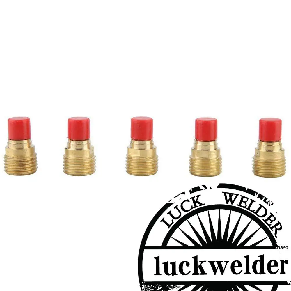 45V42 0.040 "1.0mm TIG แก๊สเลนส์ COLLET Body Fit SR DB PTA WP9 WP20 25 ไฟฉาย 5pcs