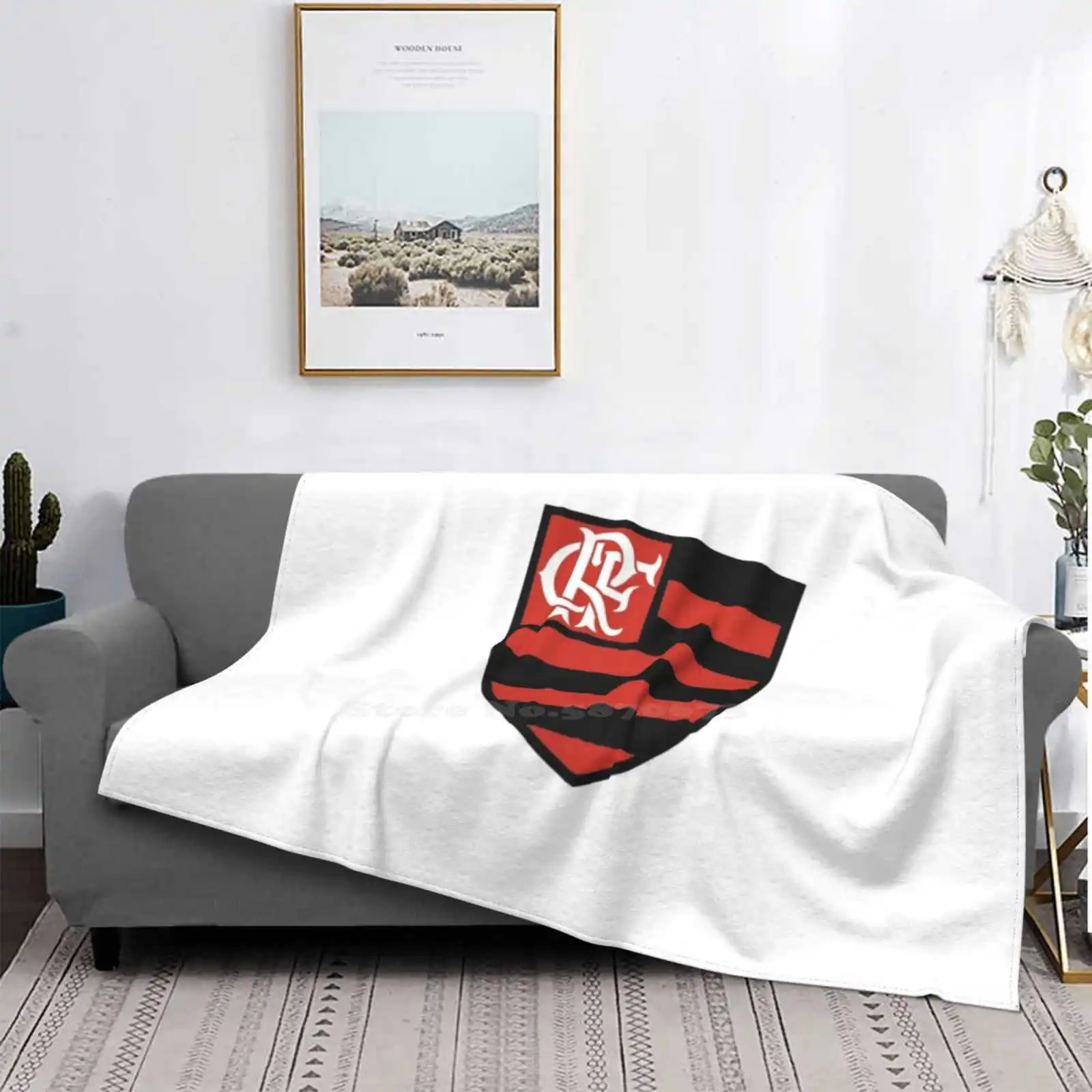 Flamengo Brazilian Biggest Football Team And South American 2019 Top Quality Comfortable Bed Sofa Soft Blanket Flamengo