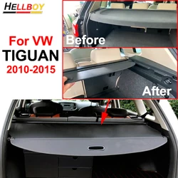 Car Styling For VW Tiguan 2013 2012 Rear Trunk Cargo Cover Privacy Trunk Luggage Security Shade Shield Accessories 2010-2015