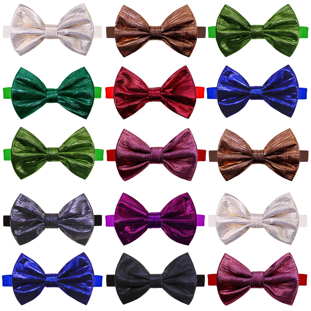 50pcs Dog Bows Boy Dog Bowtie Fashion Dog Accessories  Pet Supplies Pet Dog Bow Tie Holiday Small-Large Dog Grooming Products